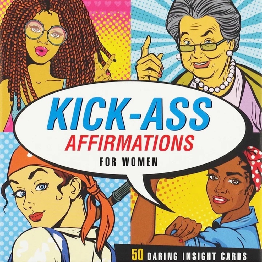 ❤️🆕 Kick-Ass Affirmations Insight Cards (Deck of 50 Empowering Inspirational)